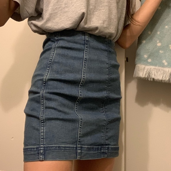 Free People Mini Skirt - Picture 1 of 2